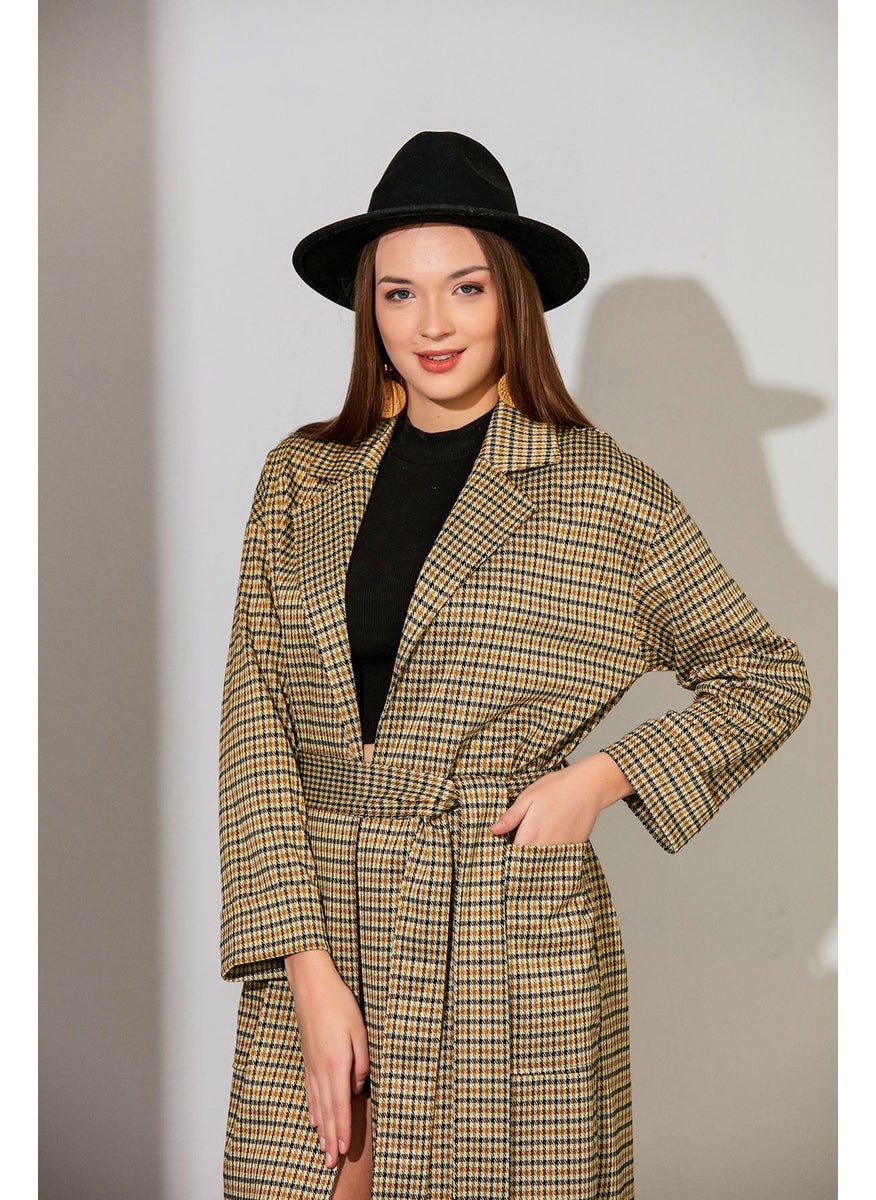 Belted Unlined Coat (B22-21800)