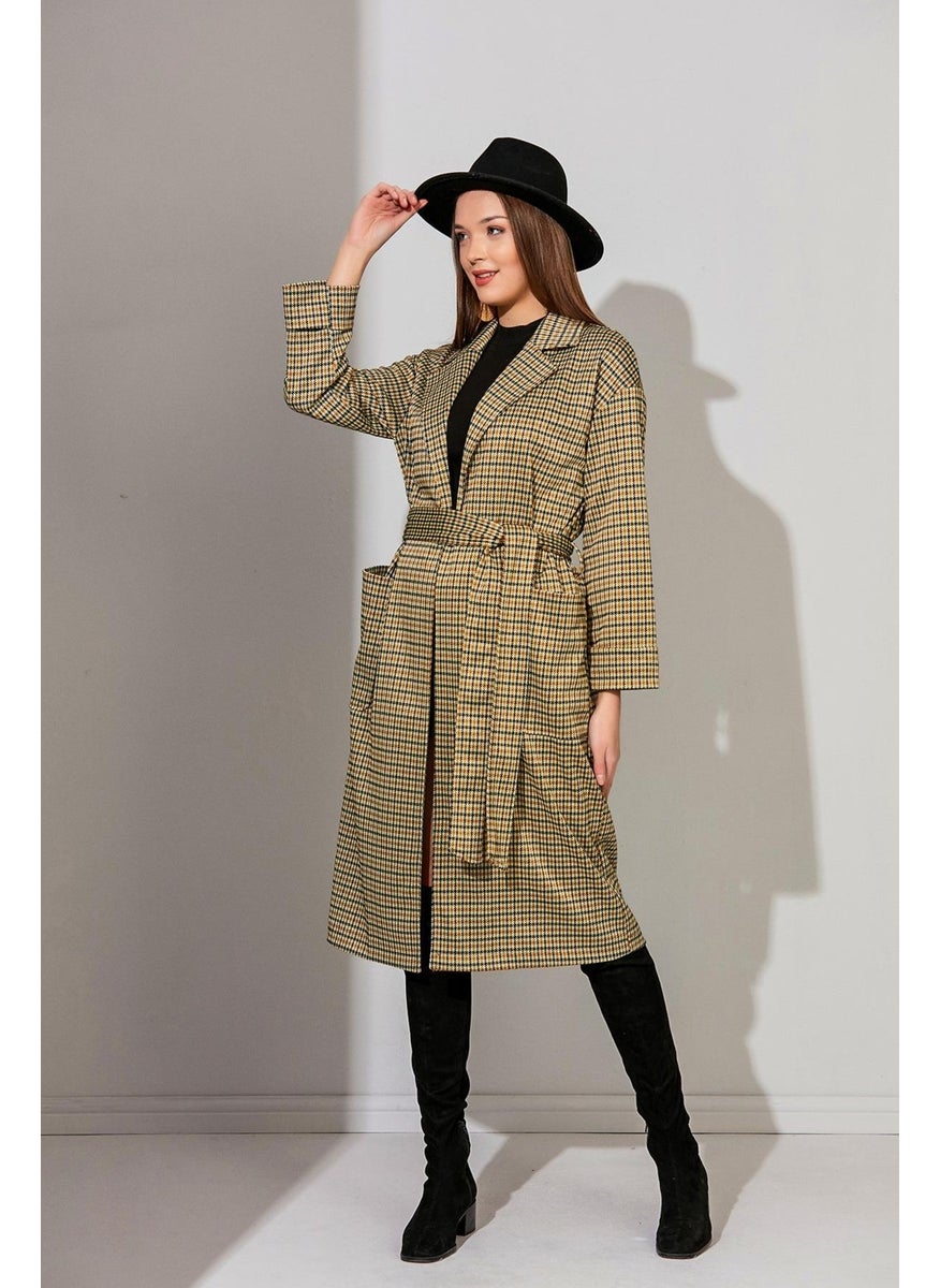 Belted Unlined Coat (B22-21800)