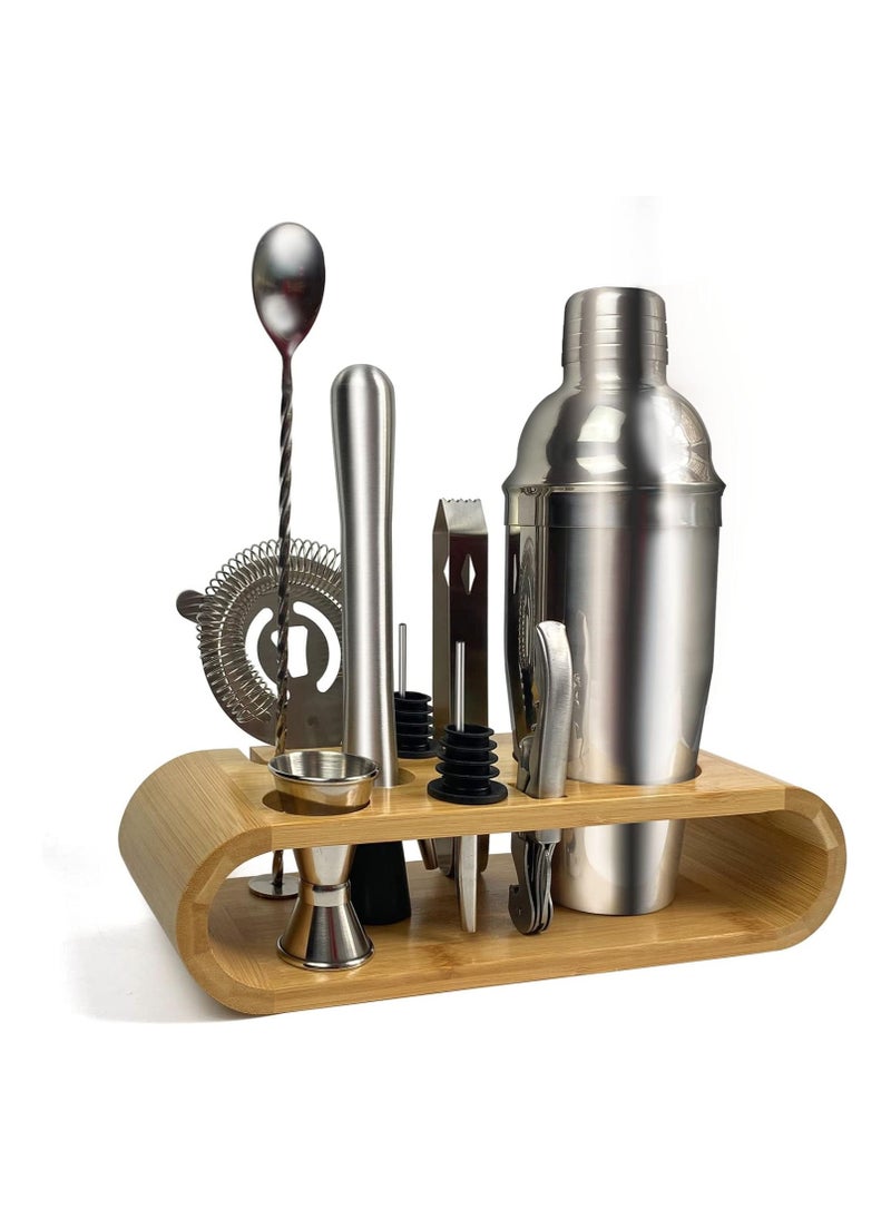 Cocktail Shaker Set – Stainless Steel Professional Mixing Tools for Home and Bar Use