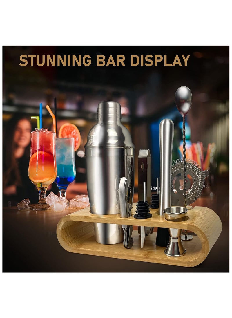 Cocktail Shaker Set – Stainless Steel Professional Mixing Tools for Home and Bar Use