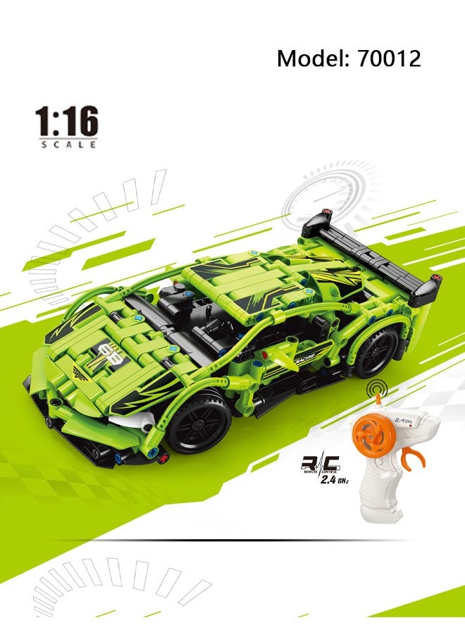 1:16 Sports Car Building Blocks Set , Gift Toy for Boys and Girls 6+ Years Old, Kids Learning and Education