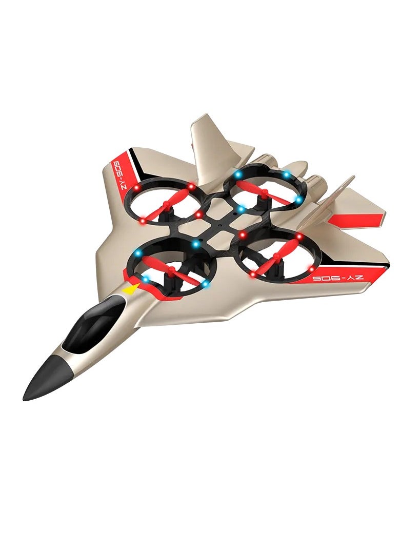 F22 RC Fighter Jet Remote Control Plane | 2.4 GHz Stunt Drone for Adults & Kids | LED Lights, 4-Channel Airplane, 4-Axis with Built-in Gyroscope