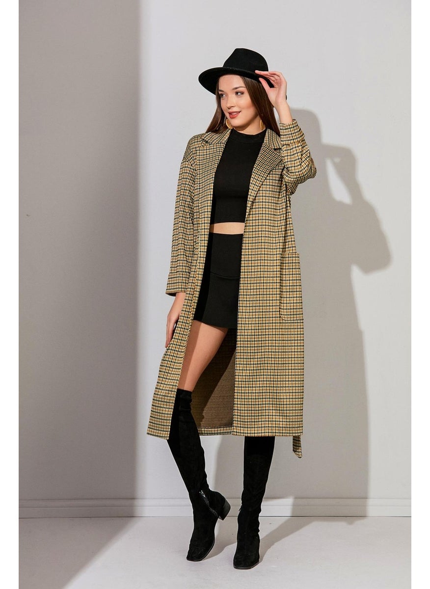 Alexandergardı Long Jacket With Belt (B22-21800)