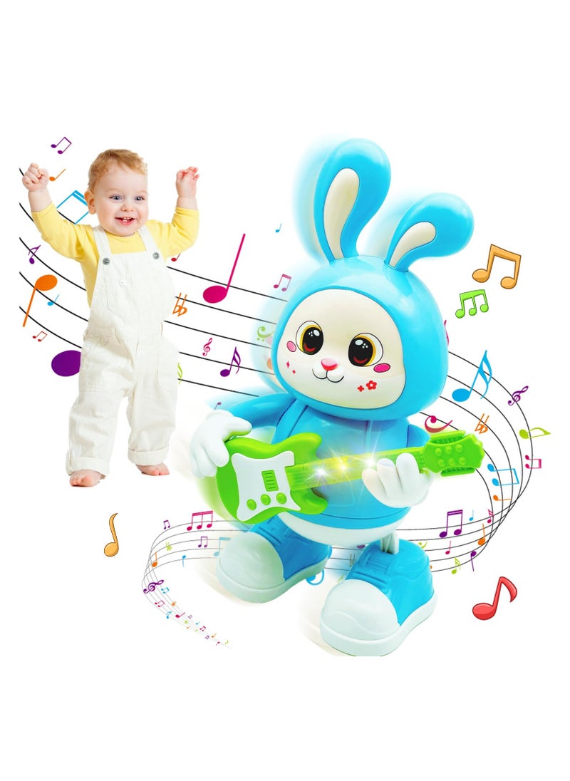 Interactive Musical Crawling Toy for Babies, Early Learning Educational Moving Toys for 0-6 Months, Toddler Developmental Toys with Lights and Music, Safe and Durable Play Companion (Rabbit)