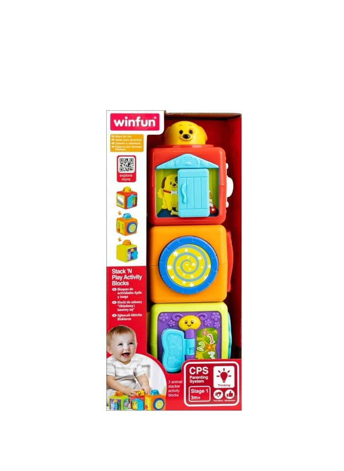 Winfun Stack ’N Play Activity Blocks