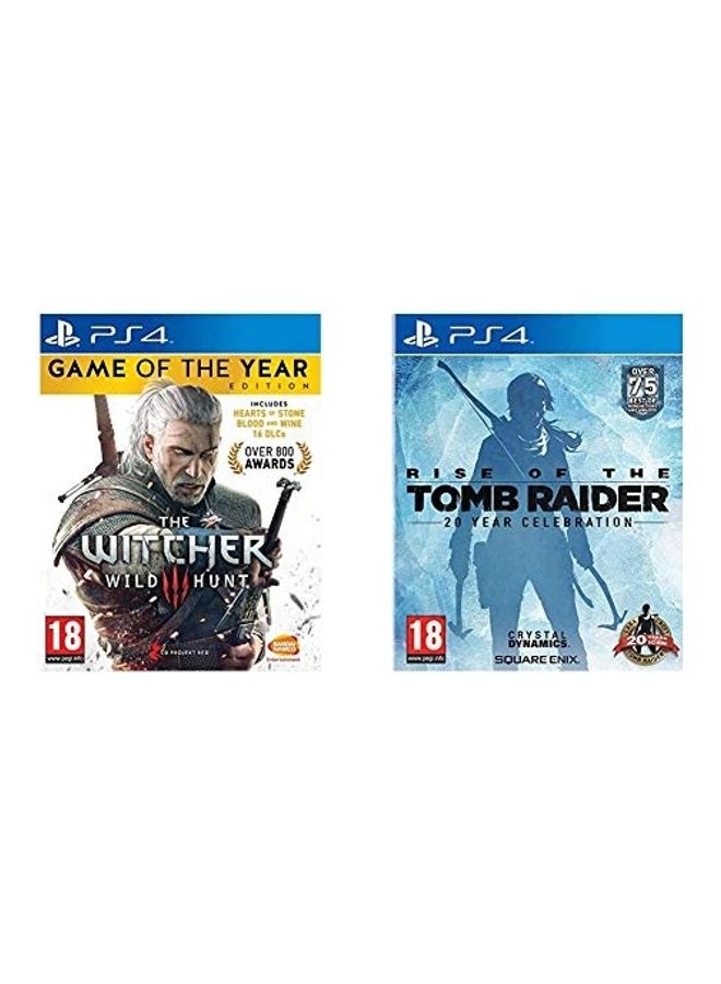 The Witcher 3: Wild Hunt + Rise Of The Tomb Raider - PlayStation 4 (PS4) - PlayStation 4 (PS4)