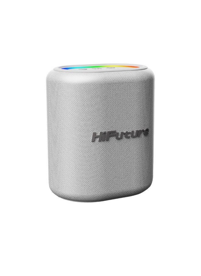 Vocalist 100 Premium Wireless Bluetooth Speaker with Microphone, Silver Color