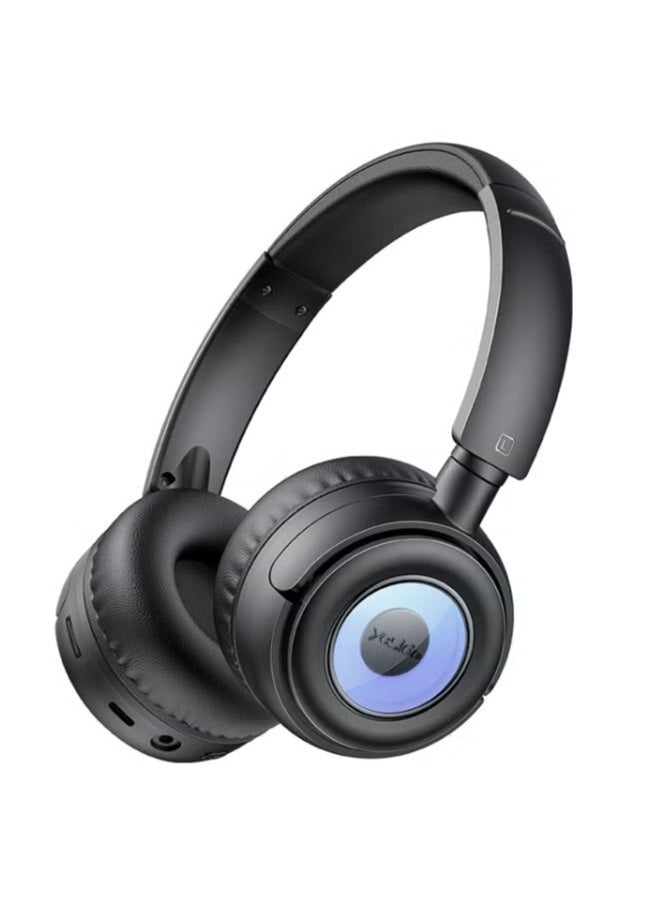 EP06 Children Over-Ear Bluetooth Wireless Stereo Music Headphone (Black)