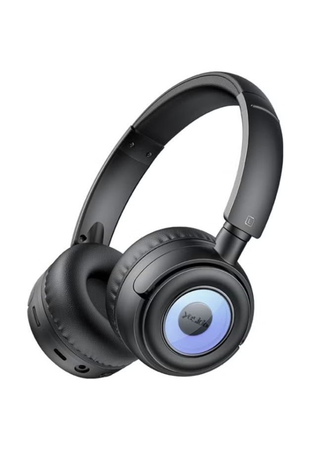 EP06 Children Over-Ear Bluetooth Wireless Stereo Music Headphone (Black)