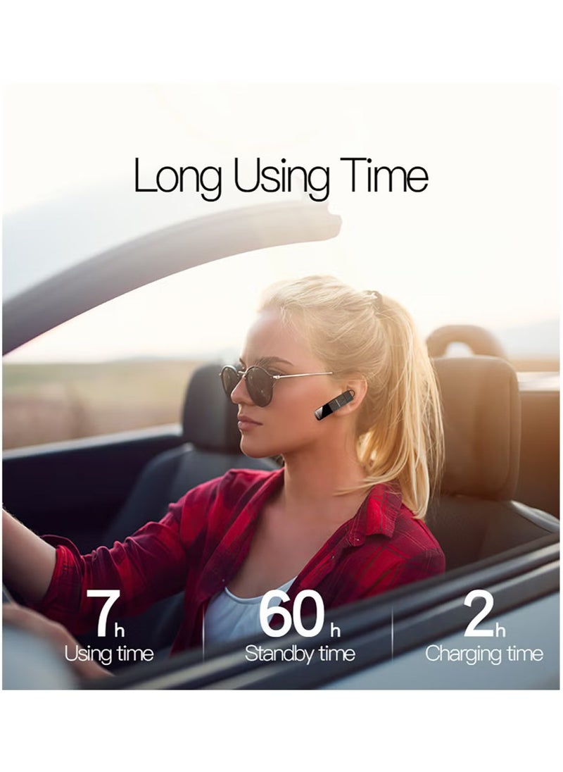 Yesido YB06 360 degree Rotation Business Single Hook Earbud Noise Cancelling Wireless bluetooth Headphones - Black