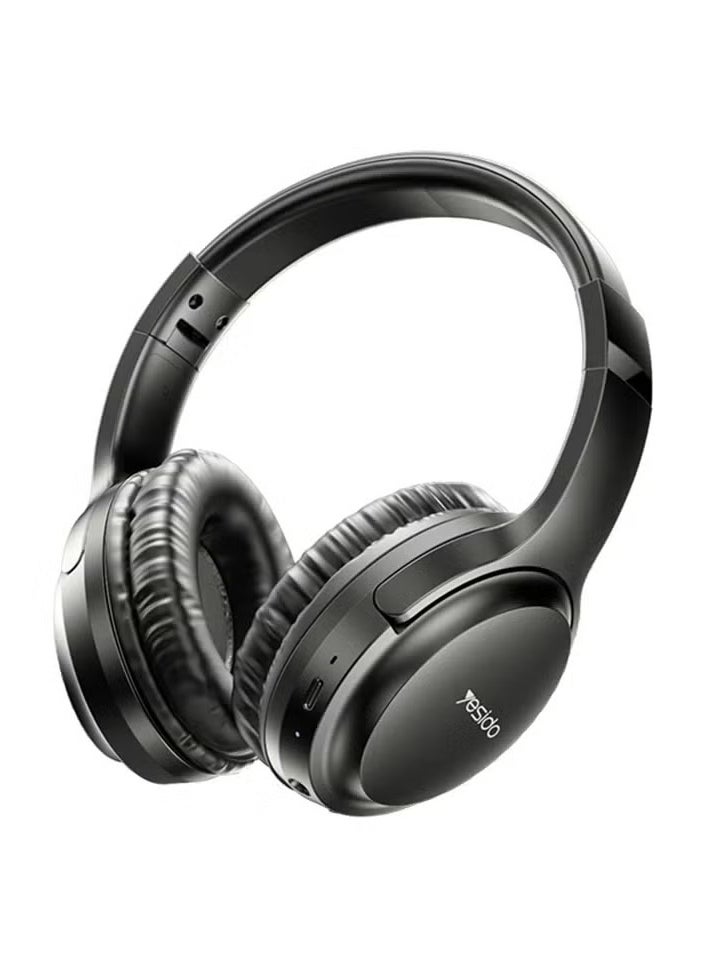 EP04 Wireless Headphones Foldable Earphones BT5.3 HD HIFI With Type-C Black