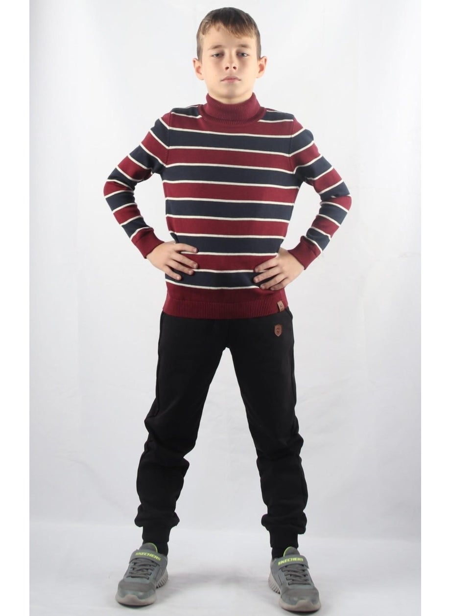 Turtleneck Kids Knitted Sweater C23-7105