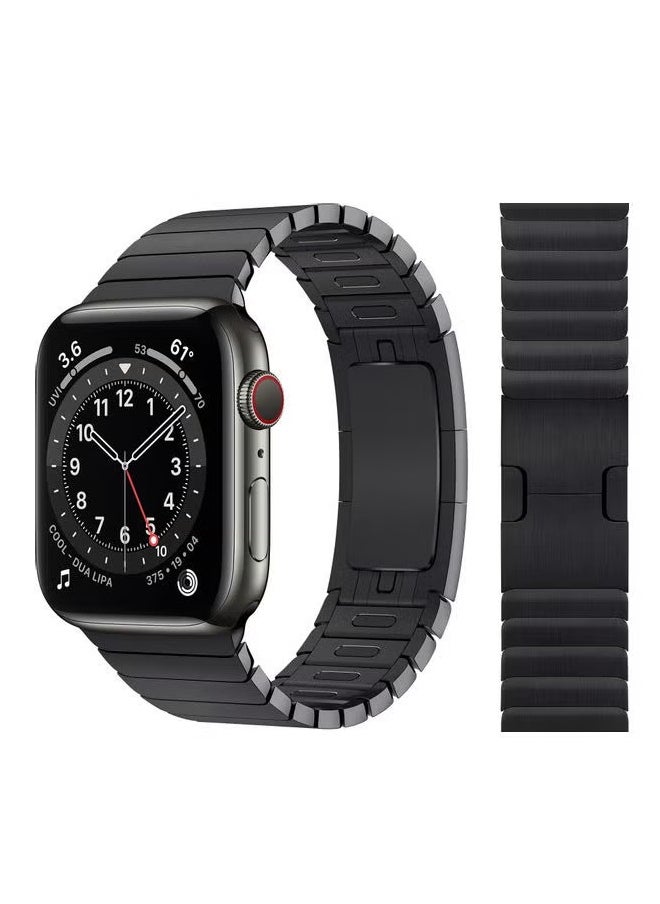 Stainless Steel Replacement Band for Apple Watch Black