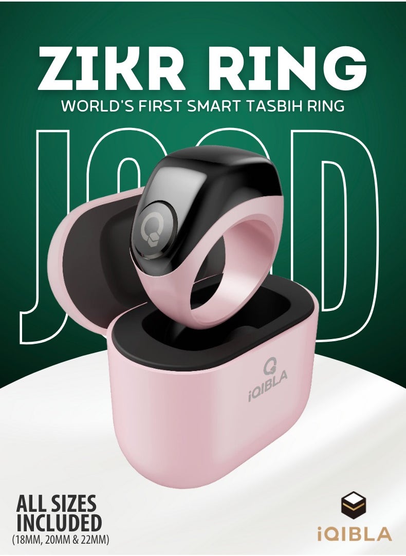 Smart Zikr Ring - JOOD | Pink Edition