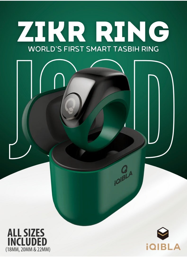 Smart Zikr Ring - JOOD | Green Edition