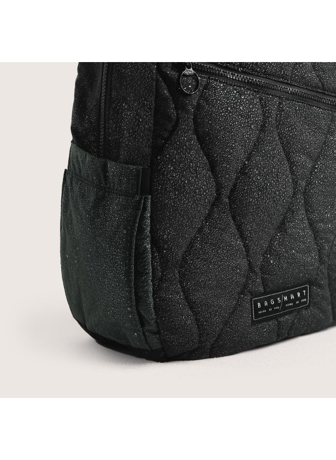 BAGSMART Black Vega 23L Featherlight 15.6 Inch Laptop Backpack