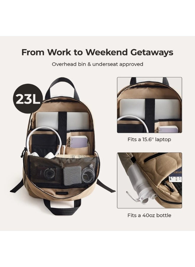 BAGSMART Grullo Vega 23L Featherlight 15.6 Inch Laptop Backpack
