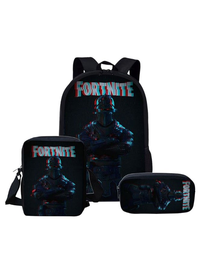 3-In-1 Fortnite Series Backpack Black