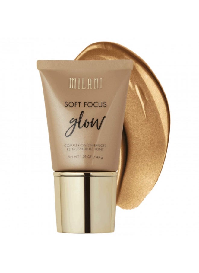 Milani Soft Focus Glow Complexion Enhancer - Bronze Glow (1.59 Ounce) Vegan, Cruelty-Free Liquid Highlighter that Brightens Skin & Diffuses Fine Lines