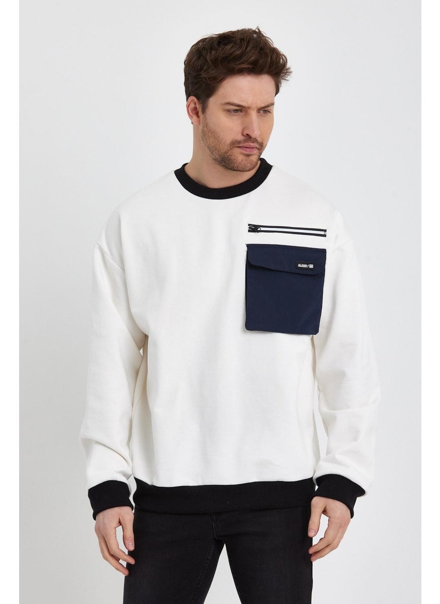 Pocket Detail SWEATSHIRT