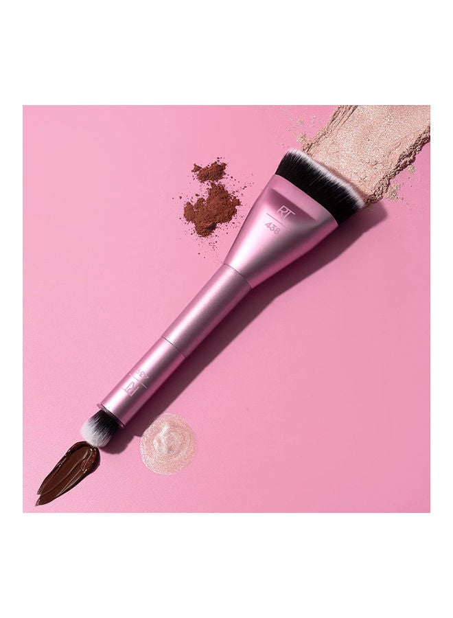 Sculpt & Shape Dual Ended 2-in-1 Makeup Brush and Instapop Face Brush 01715 with Miracle Complexion Sponge, Beauty Sponge For Makeup Blending Multicolour