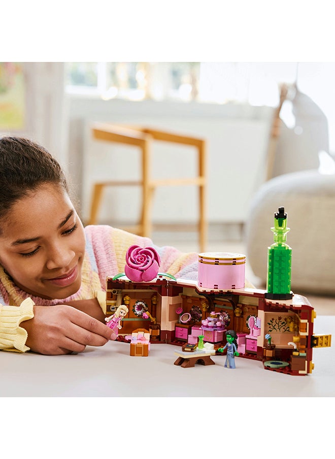 Wicked Glinda & Elphaba's Dormitory Set, Building Toy for 8 Plus Year Old Girls & Boys, with 2 Mini-Dolls for Imaginative Play, Gift for Kids Who Love Doll’s Houses, and Fans of the Movie 75683