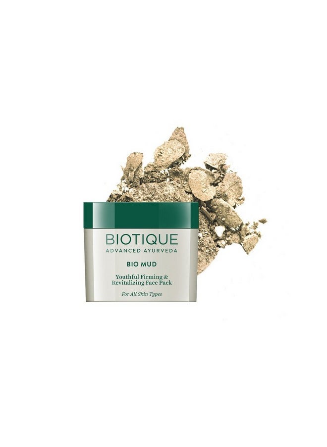 Bio Mud Youthful Firming & Revitalizing Face Pack 75 Gm I For All Skin Type I For Firming And Revitalizing Skin I Reduces Fine Lines And Wrinkles.