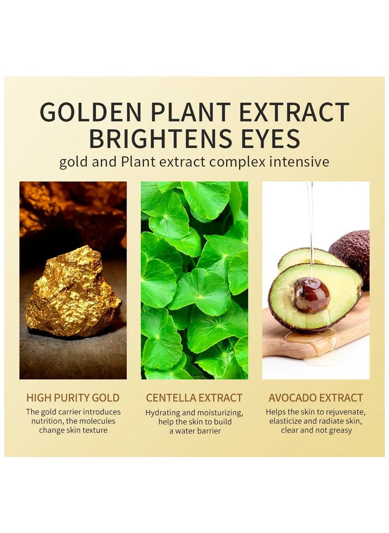 Avocado Golden Collagen Eye Mask Anti Dark Circles Eye Bags Moisturizing Firming Eye Patches Skin Care Products