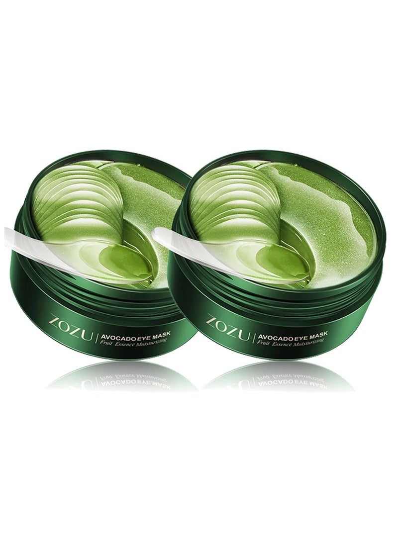 Avocado Golden Collagen Eye Mask Anti Dark Circles Eye Bags Moisturizing Firming Eye Patches Skin Care Products