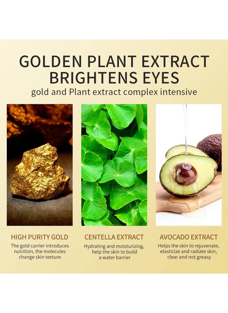 Avocado Golden Collagen Eye Mask Anti Dark Circles Eye Bags Moisturizing Firming Eye Patches Skin Care Products