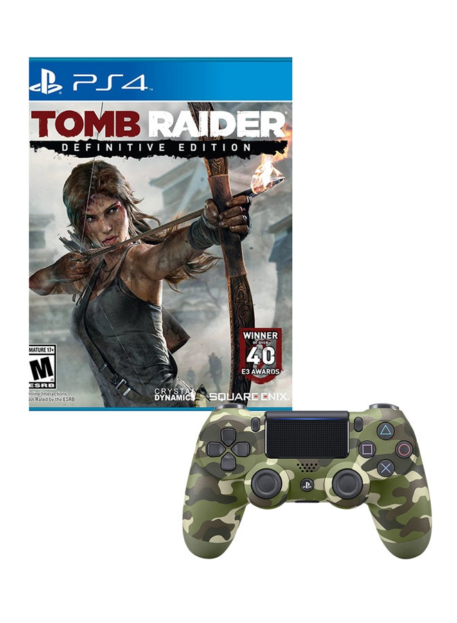 Tomb Raider Definitive Edition (Intl Version) With Controller - playstation_4_ps4