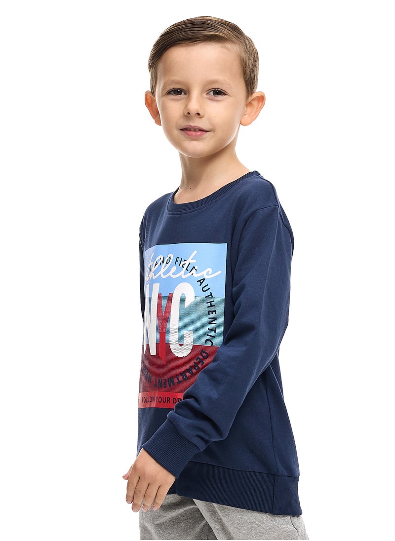 Boys' Sweatshirt  (2 - 8yrs) Navy