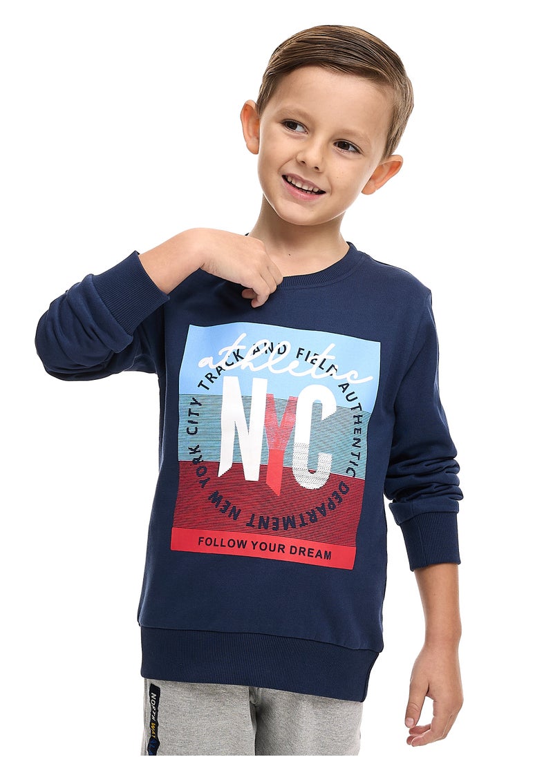 Boys' Sweatshirt  (2 - 8yrs) Navy