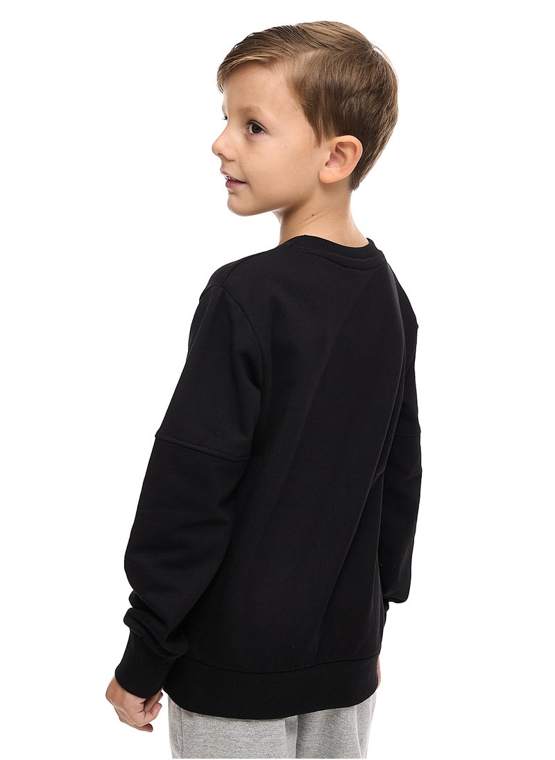 Boys' Sweatshirt  (2 - 8yrs) Black