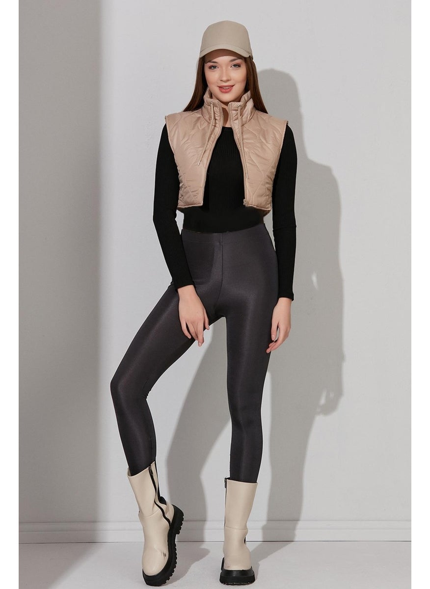 Alexandergardı Crop Quilted Vest (B21-909YL