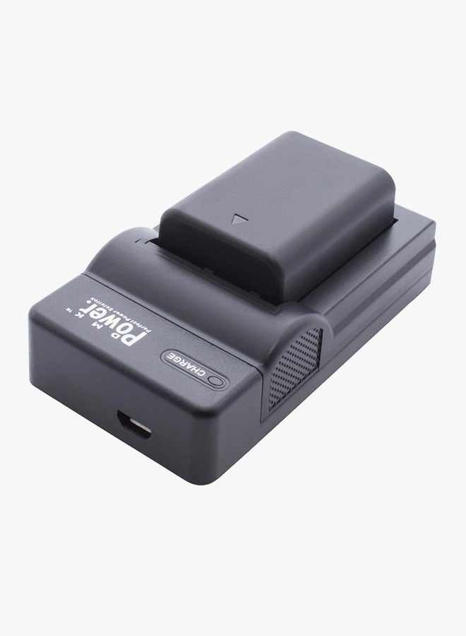 NP-FW50 Replacement Battery With TC-USB1 Single USB Charger For SONY NEX-3 3N NEX-5T NEX-6 NEX-7 A5000 A6000 A7 Camera Black