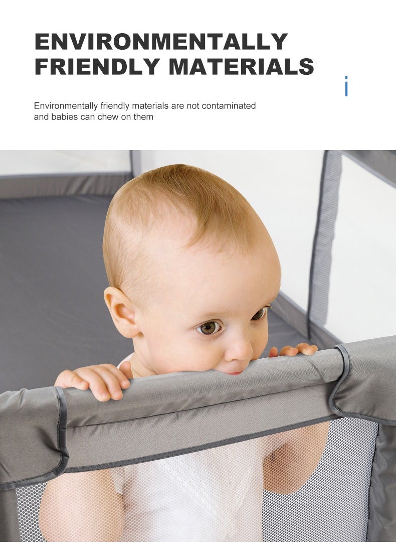 150x180x65cm Packable Portable Sturdy Extra Large Baby Safety Activity Center Playpen