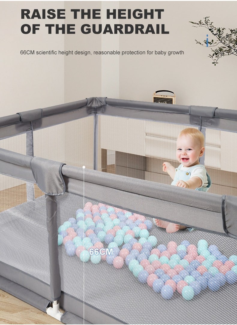 150x180x65cm Packable Portable Sturdy Extra Large Baby Safety Activity Center Playpen
