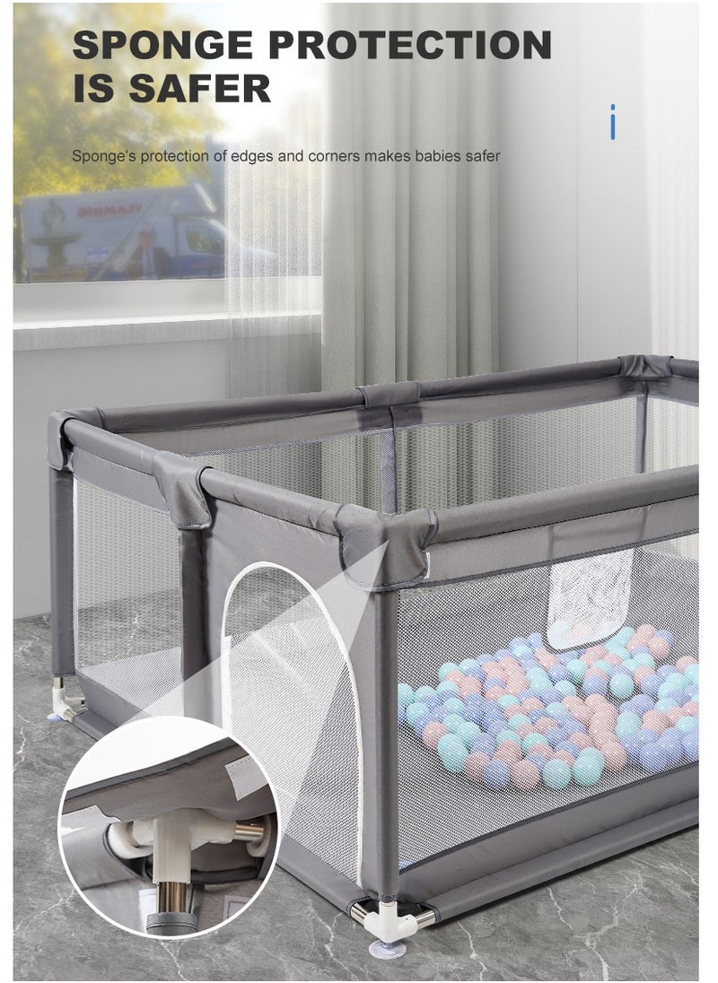 150x180x65cm Packable Portable Sturdy Extra Large Baby Safety Activity Center Playpen