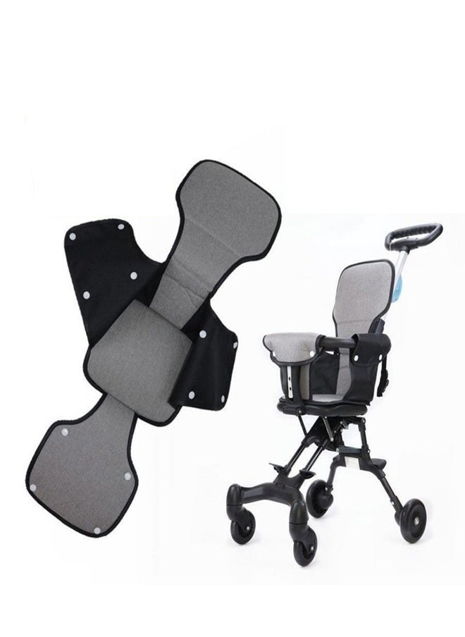 Foldable Lightweight Baby Stroller with Adjustable Handle, 42x85x41cm, Compact and Easy to Maneuver