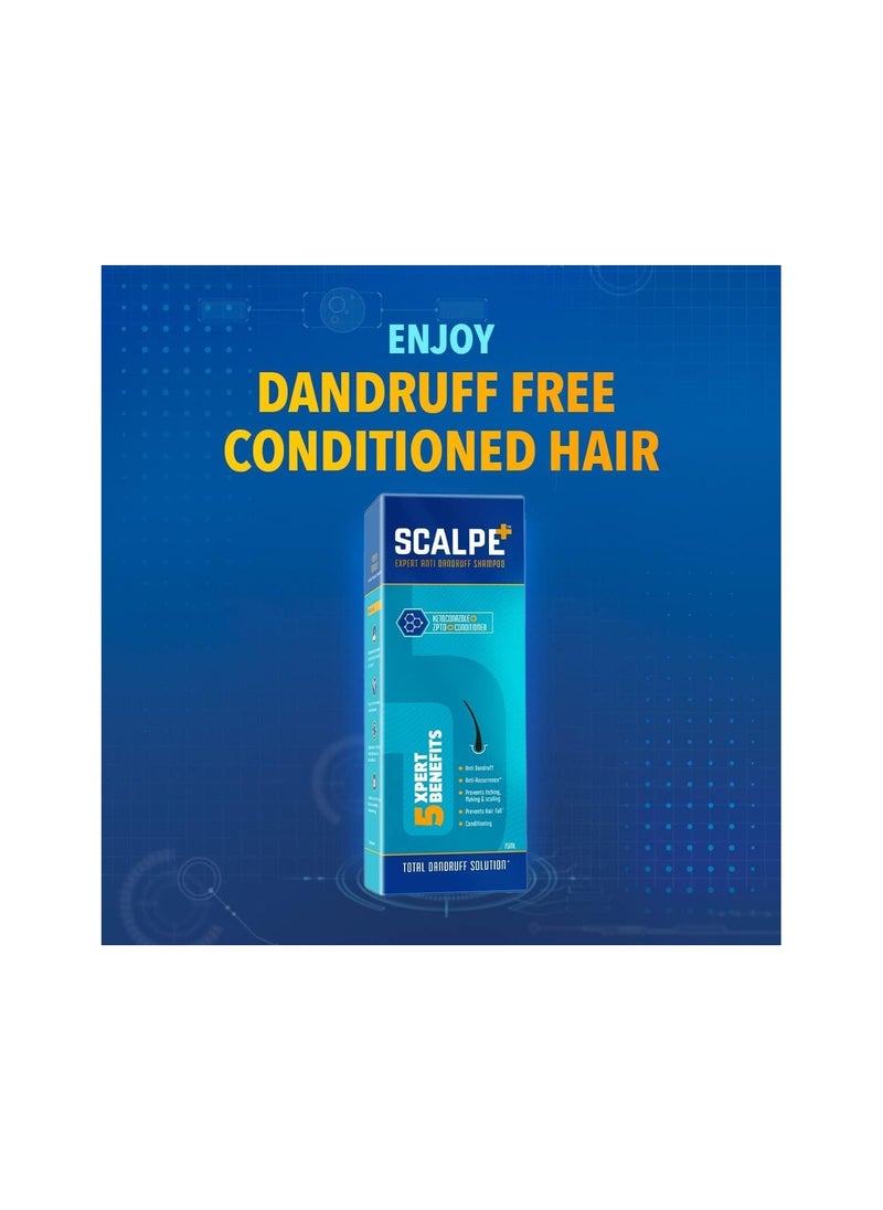 Entirety Scalpe Expert Anti Dandruff Shampoo (75ml) -Pack of 2