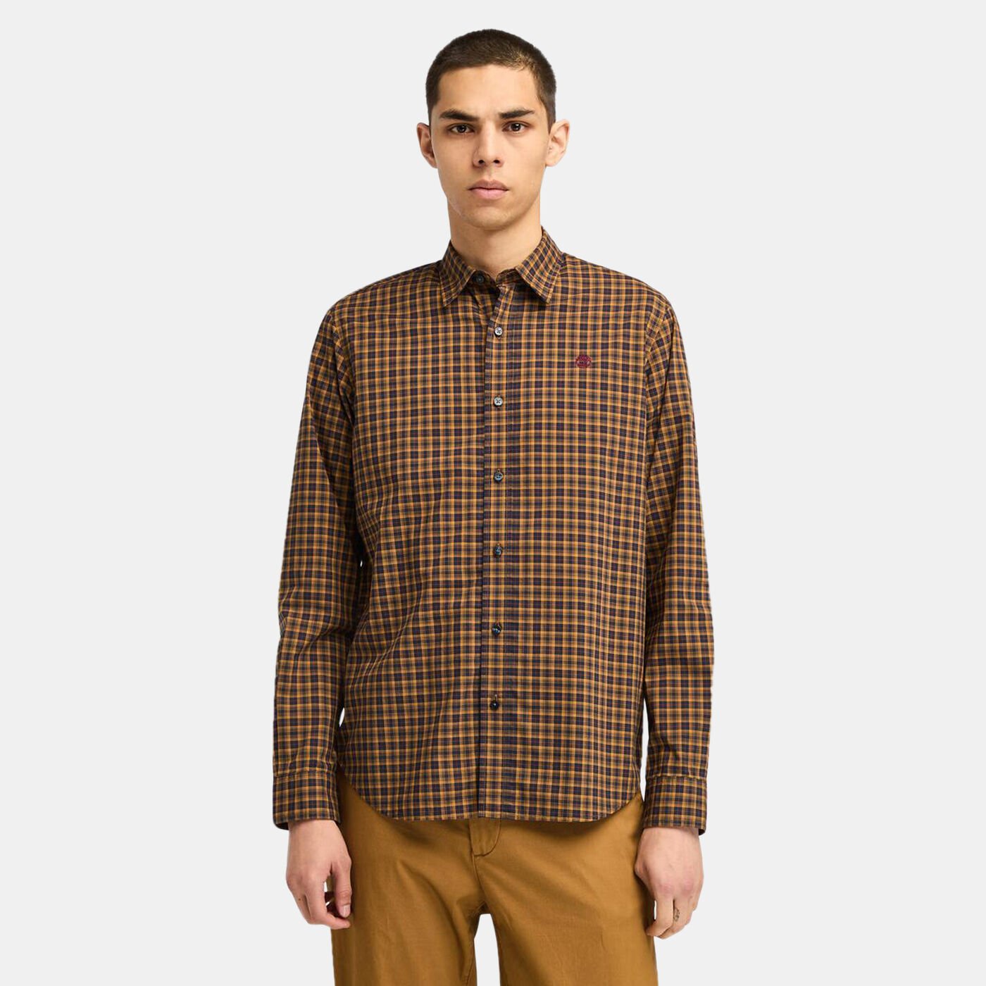 Men's Poplin Check Shirt