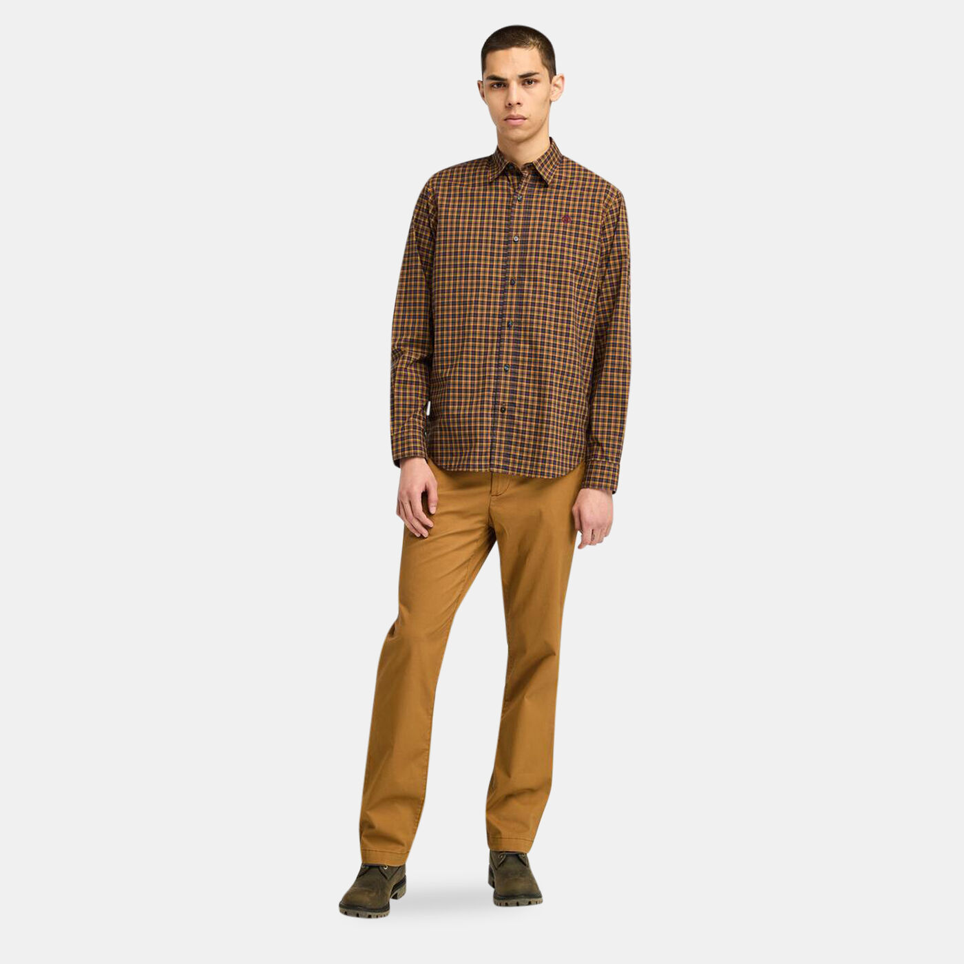 Men's Poplin Check Shirt