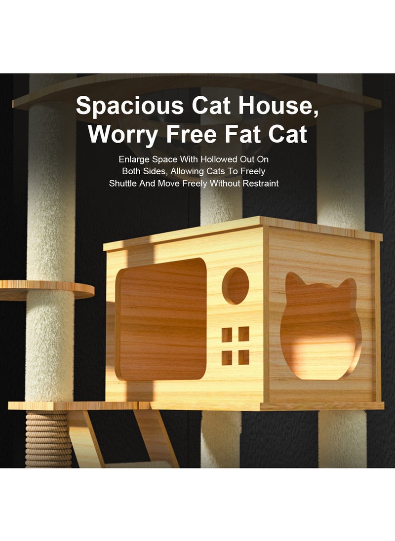 Cat House Cat Climbing Frame Cat Nest Cat Scratching Board Cat Tree Cat Supplies Pet Cat Toys Space Capsule Multi-Level Cat Tower Activity Center Condo Pet Supplies