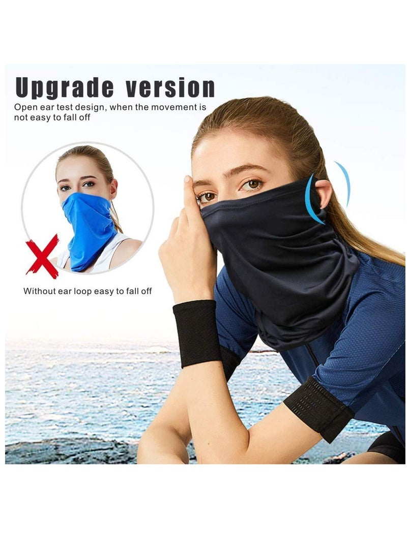 Cycling Mask,Bandanas for Men Women,Headwear Neck, Cycling Half Face Mask Motorcycle, UV Protection Breathable Lightweight Stretchy Face Scarf Climbing Running Hiking Fishing Mask