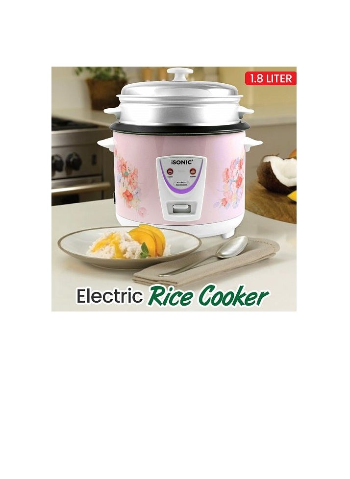 Electric Rice Cooker 1.8L 1.8 L 700.0 W IRC 758 Pink/White/Silver