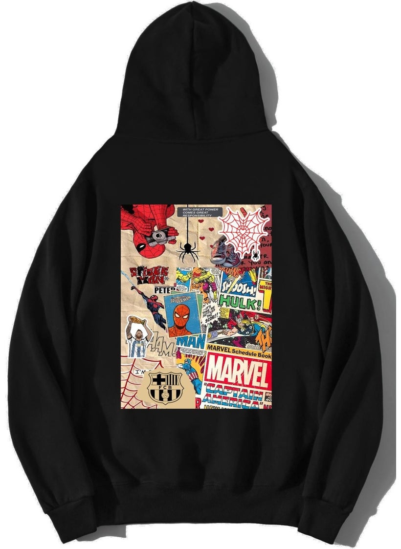 Unisex Oversize Marvel Schedule Book Hoodie