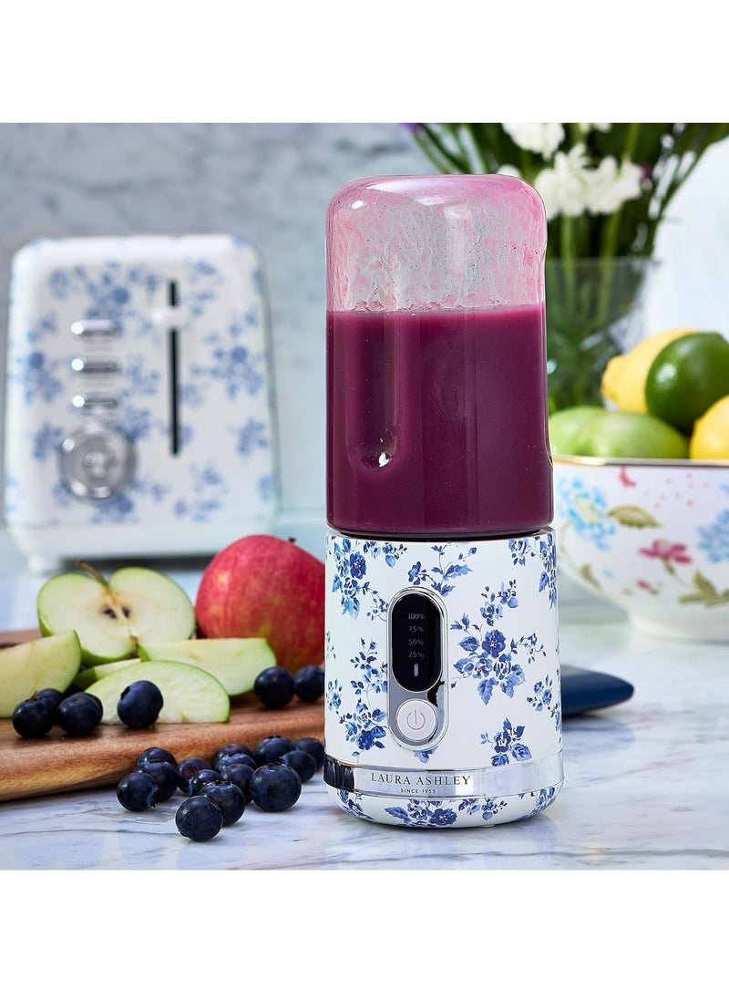 China Rose Portable Smoothie Blender, USB Rechargeable Mini Blender