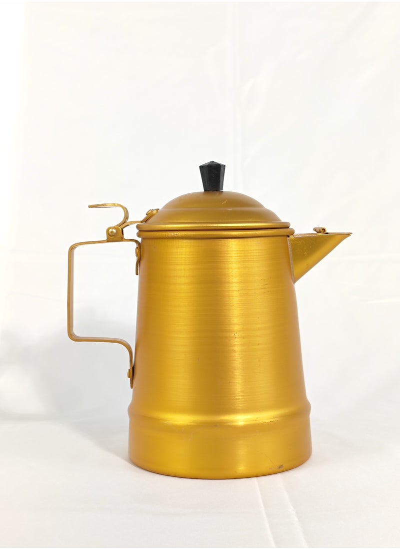 3.2L Classic Retro Stove Top Aluminum Tea Kettle Ergonomic Handle Kettle with Push Open Lid