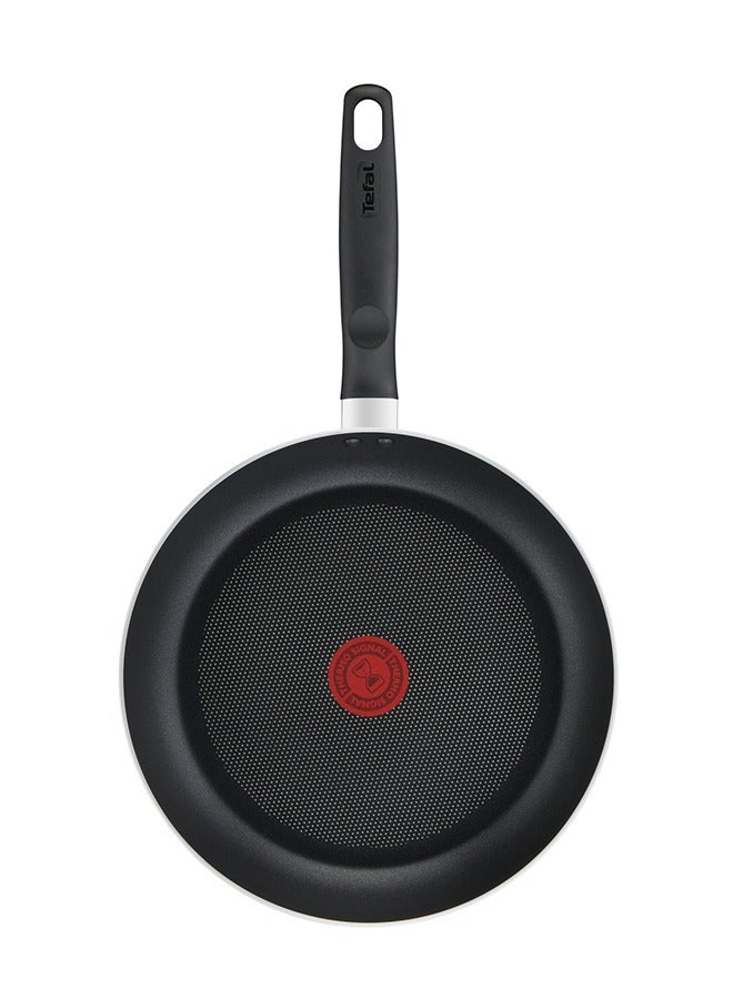 TEFAL Cooking Set | Super Cook 12 pc set | Non-Stick Coating | Thermo-Signal Heat Indicator | Diffusion Base B459SC84 Black 28cm